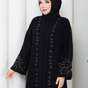 Dubai ipeği abaya ferace ve elbise