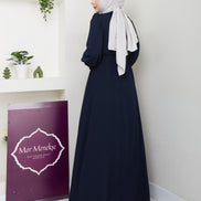 Lacivert prenses kol ferace Yasmin model