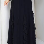Siyah Ela ferace 145 cm boy
