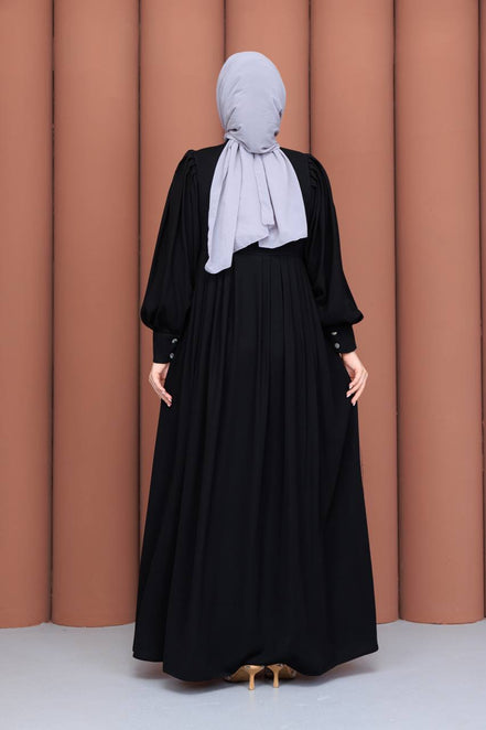 Siyah Mihra ferace 145 cm boy