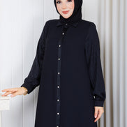 Siyah ferace & elbise 140 cm boy