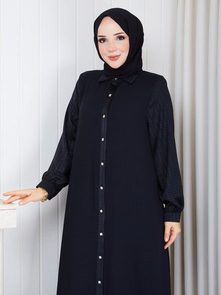 Siyah ferace & elbise 140 cm boy